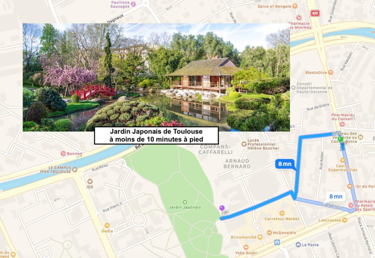 Le St Honore - Appartement Toulouse Centre Avec Chambre & Parking Zewnętrze zdjęcie